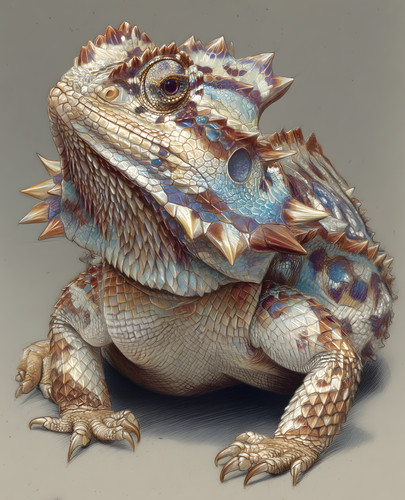 Drago barbuto spinoso un - drago,