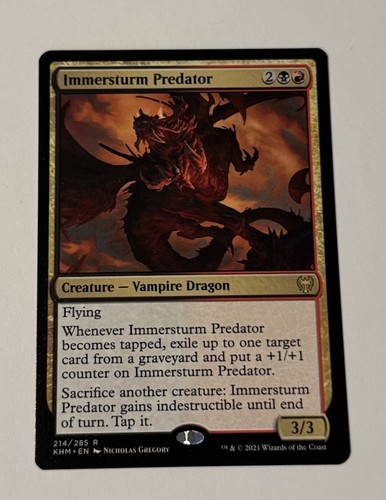 Mtg immerssturm predator - mtg,