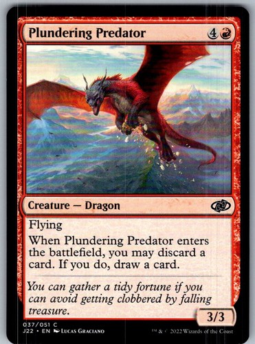 Mtg plundering predator - mtg:,